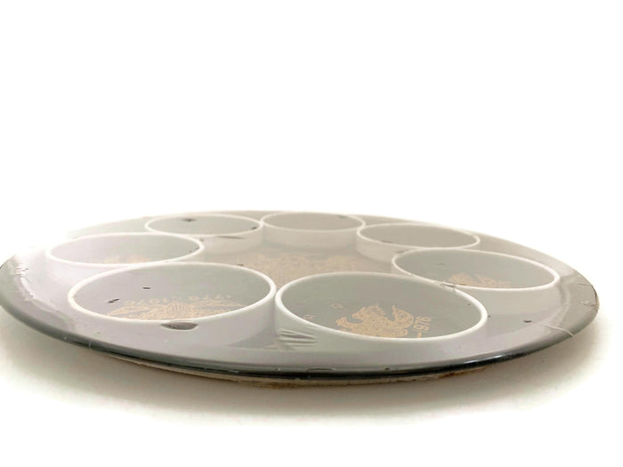 Midcentury Bicentennial Metal Souvenir Tray Set at Duckwells