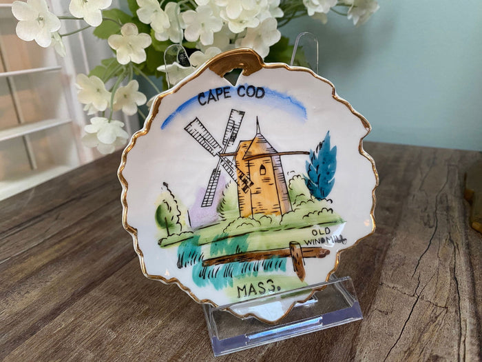 Midcentury Cape Cod Massachusetts Souvenir Dish at Duckwells