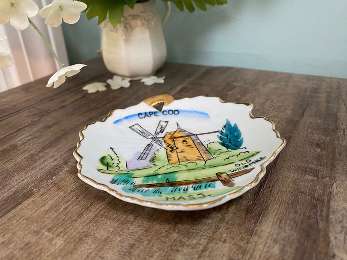 Midcentury Cape Cod Massachusetts Souvenir Dish at Duckwells