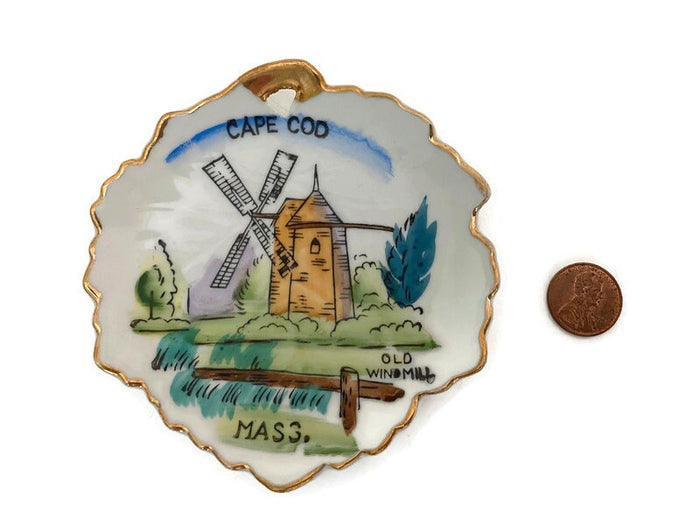 Midcentury Cape Cod Massachusetts Souvenir Dish at Duckwells