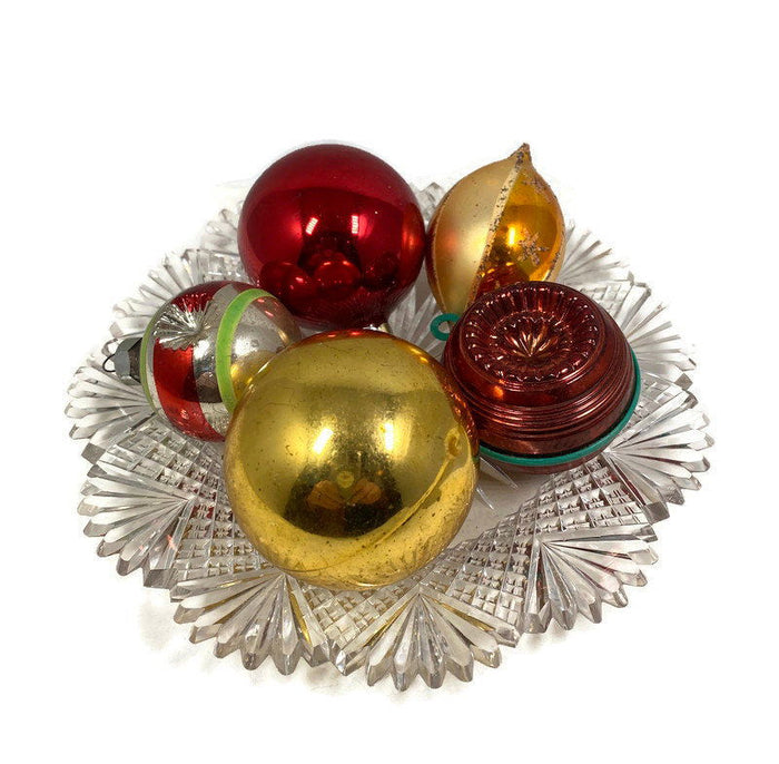 Midcentury Glass Christmas Ornaments at Duckwells
