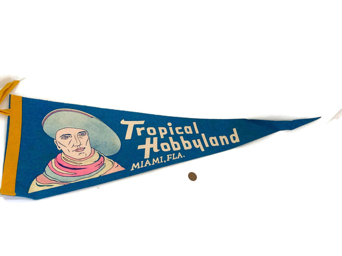 Midcentury Miami Florida Pennant at Duckwells