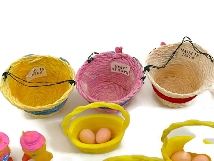 Midcentury Miniature Spring Baskets at Duckwells