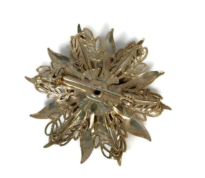Midcentury Rhinestone Pin Brooch at Duckwells