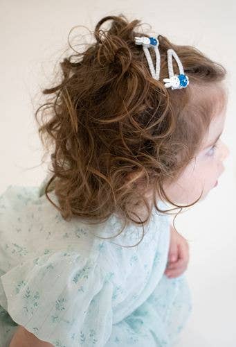 Miffy Blue Barrettes Duo
