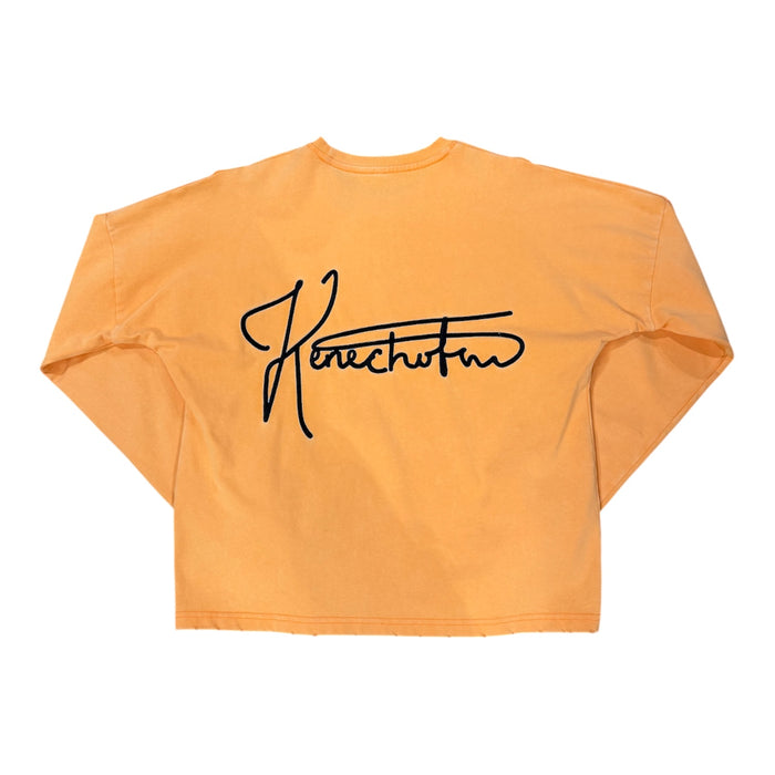 Mihora L/S Logo T-Shirt ‘Orange’