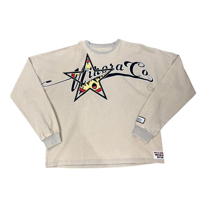 Mihora L/S Tee “Beige”