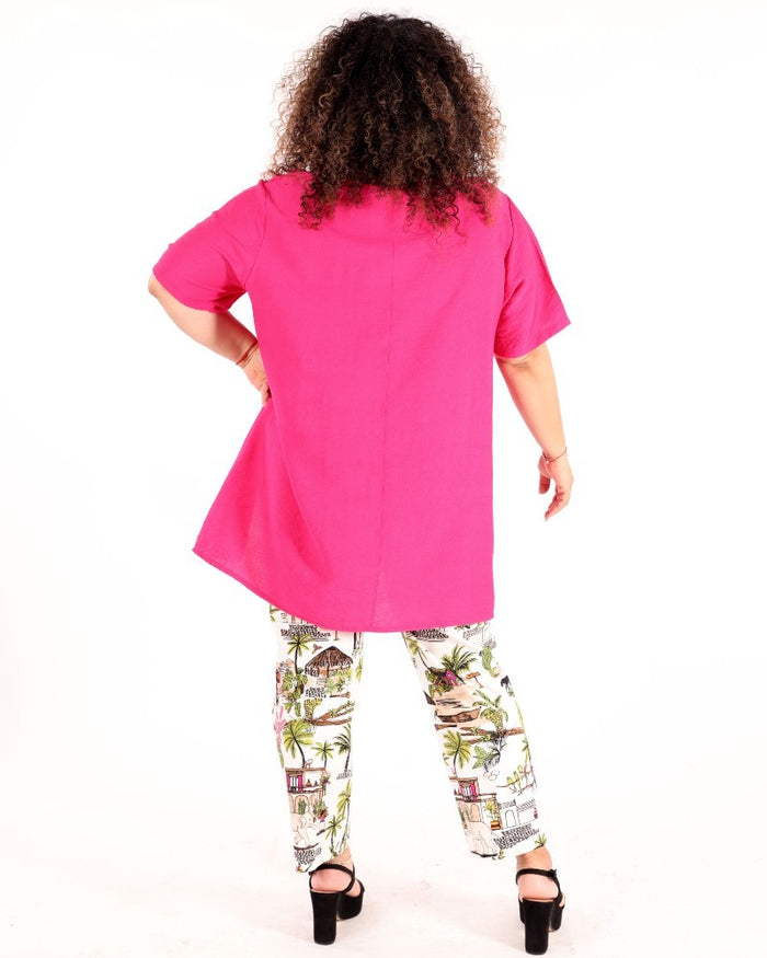 Millennium Conversational Print Crop Pants - Joseph Ribkoff
