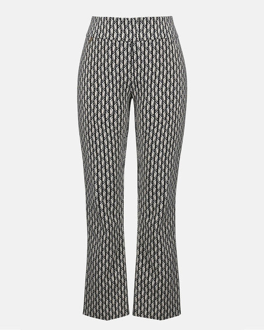 Millennium Print Straight Leg Pull-On Pants - Joseph Ribkoff