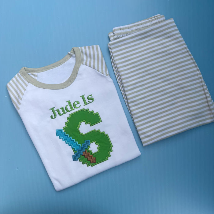 Minecraft Birthday Pyjamas