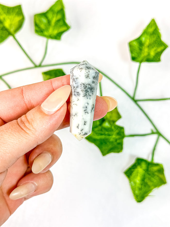 Mini White Dendritic Opal DT (HD)