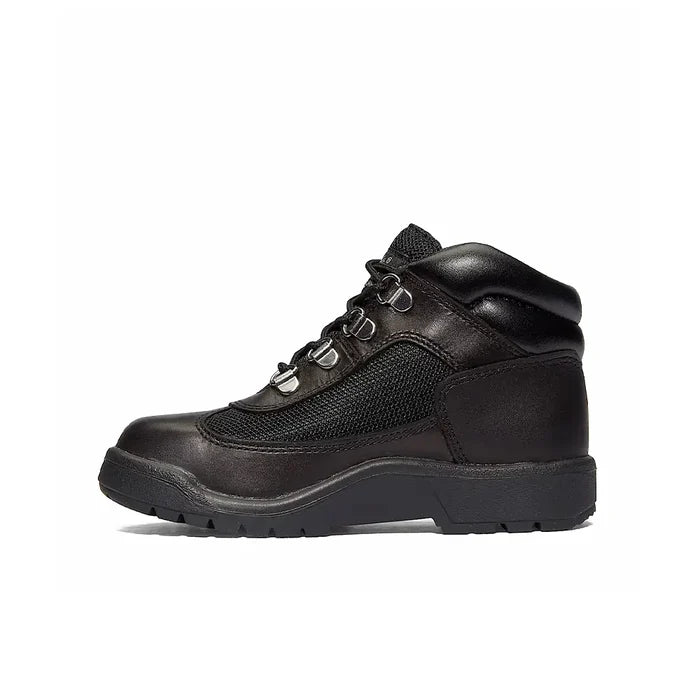 Mixed-Media Field Boots GS 'Black Nubuck'