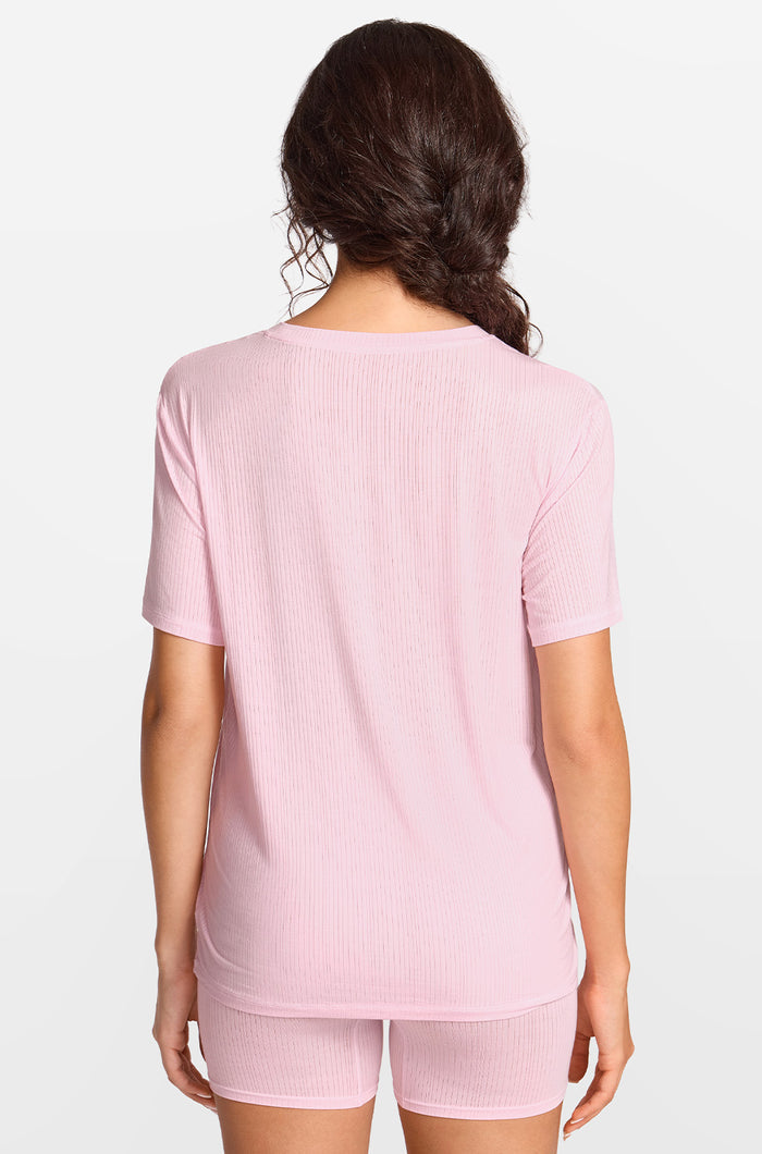 Modal Ribbed Oversized T-Shirt