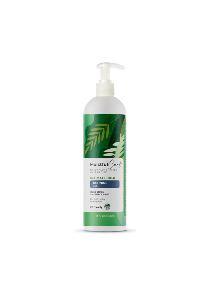 Moistful Curl Ultimate Hold Defining Gel 355ml – Sterke Gel voor Langdurige Kruldefinitie en Pluiscontrole