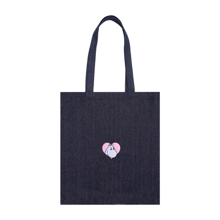 Moomin Love Denim Tote Bag