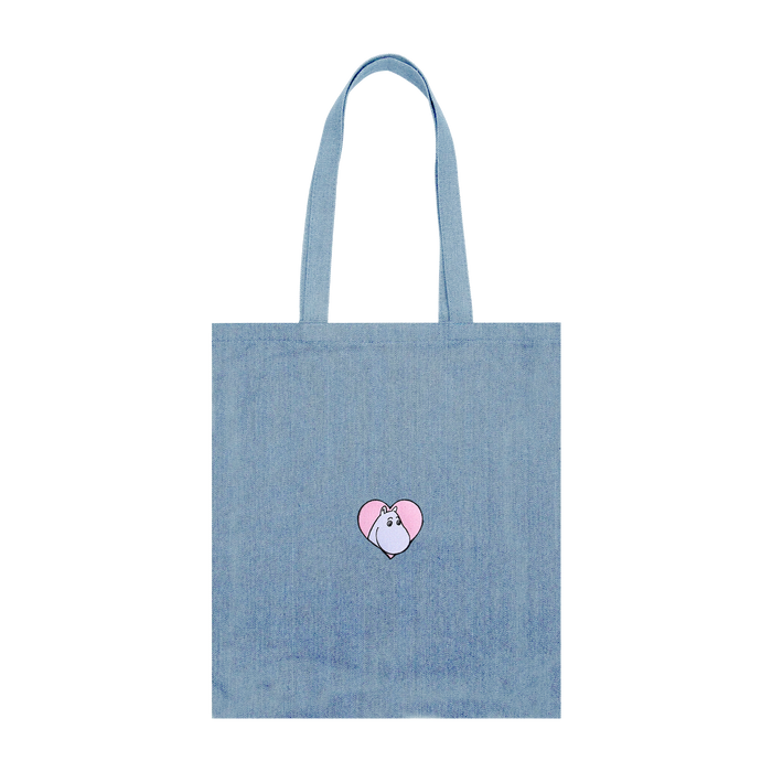 Moomin Love Denim Tote Bag