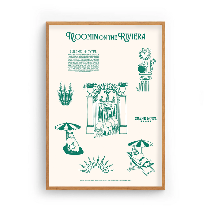 Moomin Riviera Poster
