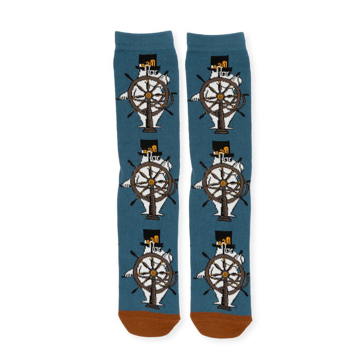 Moominpappa on Wheel Men's Socks