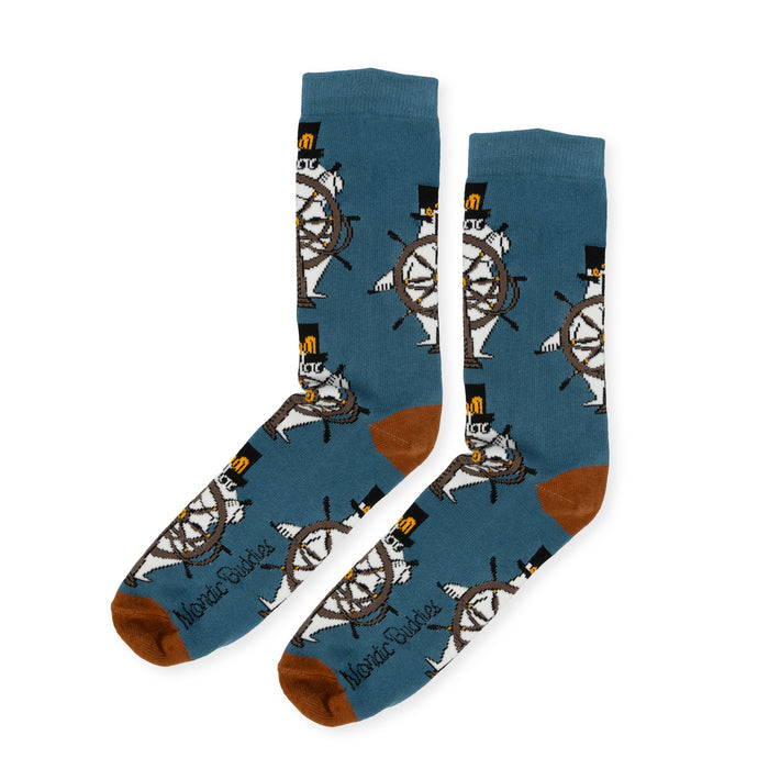 Moominpappa on Wheel Men's Socks