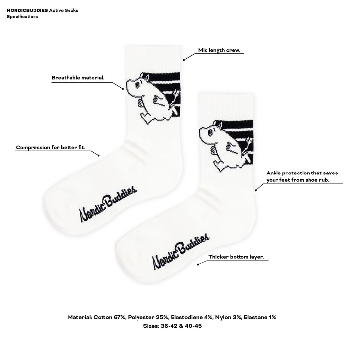 Moomintroll Active Women's Ankle Socks