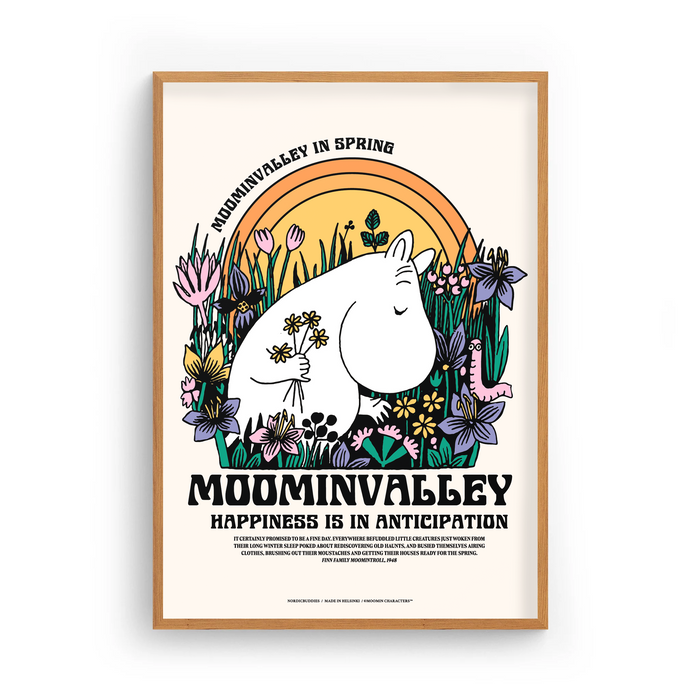 Moomintroll Meadow Poster