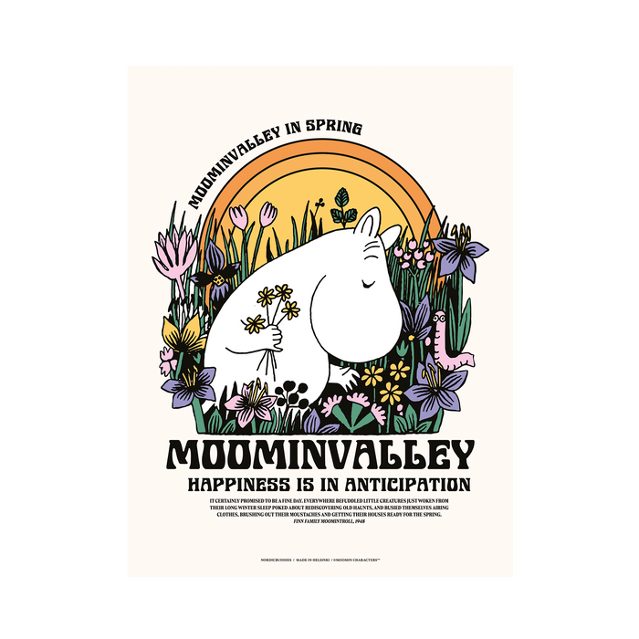 Moomintroll Meadow Poster