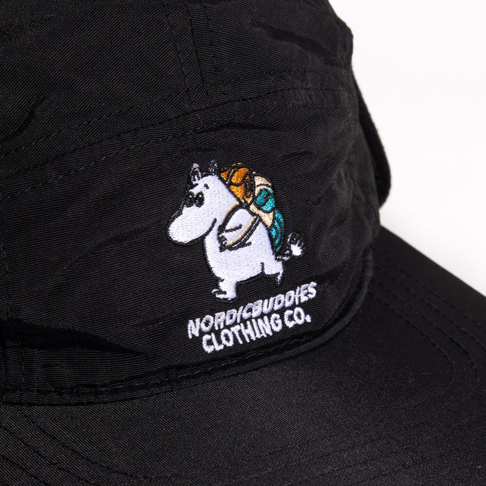 Moomintroll Puffer Mittens and Nylon Cap Combo