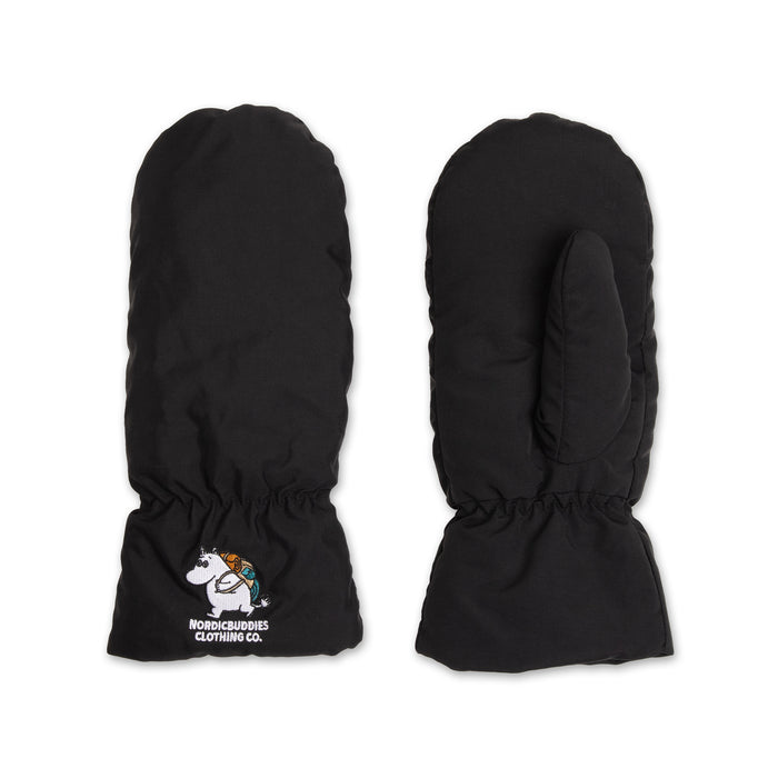 Moomintroll Puffer Mittens and Nylon Cap Combo