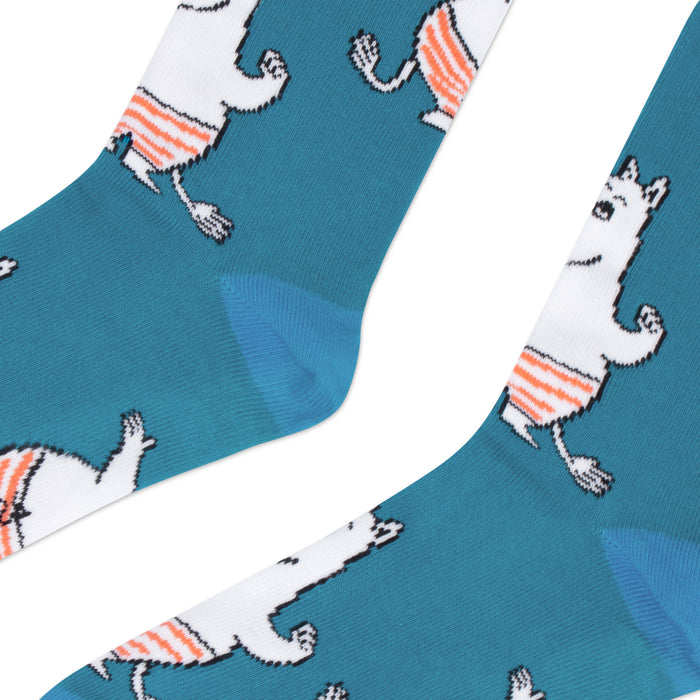 Moomintroll Swimming Men Socks