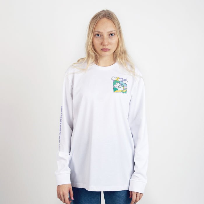 Moomintroll's Adventure Long Sleeve Shirt With Cuffrib Unisex