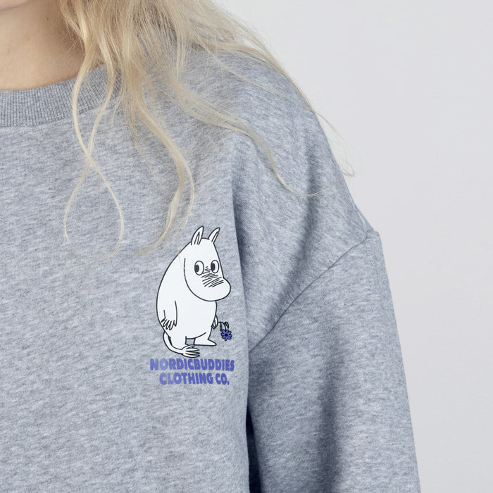 Moomintroll's Flower Crewneck College Unisex