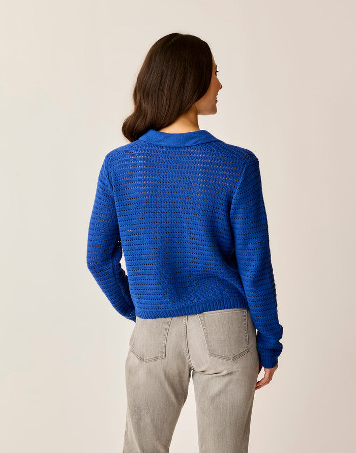 Morgan Polo Sweater: Capri