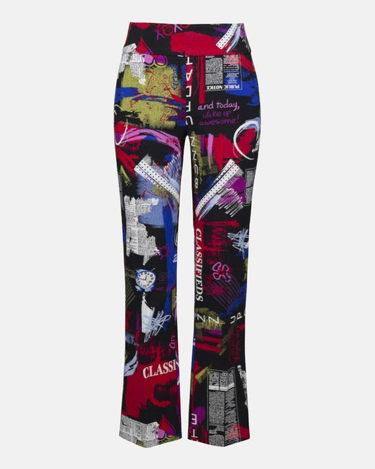 Multi Straight Leg Pull-On Pants - Joseph Ribkoff