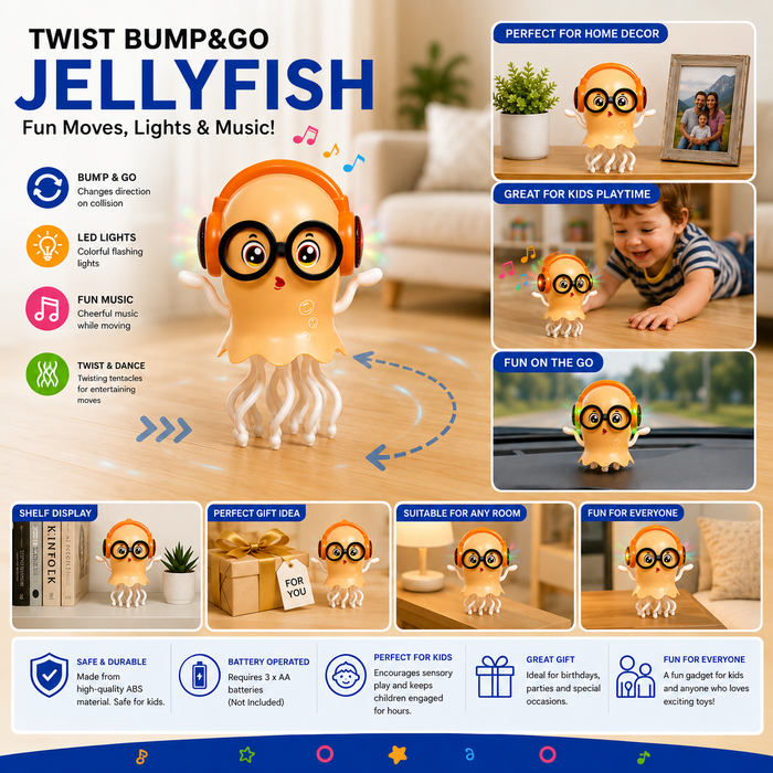 Musical Dancing Jellyfish Toy - Musical Dancing