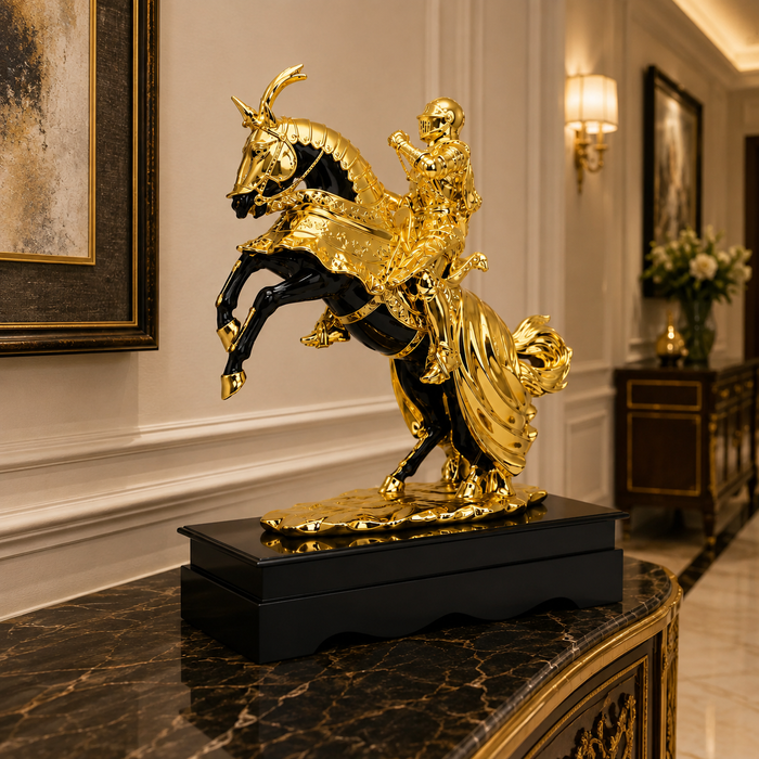 Napoleon warrior  Horse Decorative Showpiece