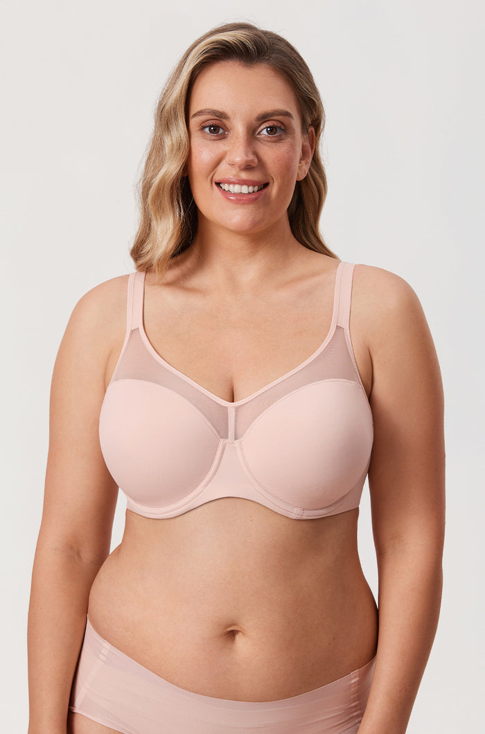 Women's Natural Shape T-shirt Bra Gentle Rose