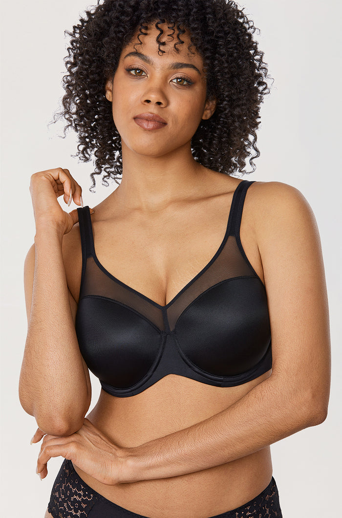 Women's Natural Shape T-shirt Bra Black