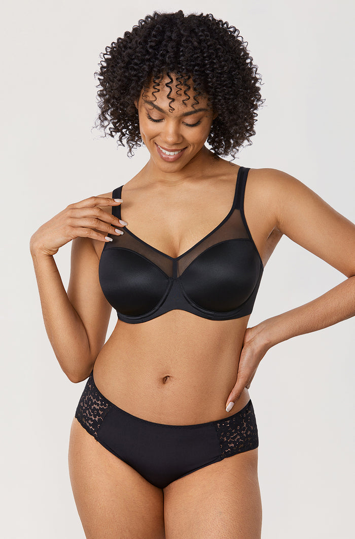 Women's Natural Shape T-shirt Bra Black