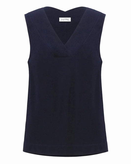 Navi Silky Knit Sleeveless Top - Joseph Ribkoff