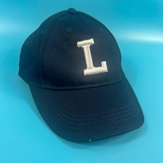 Navy Cap with 3D Puff inital