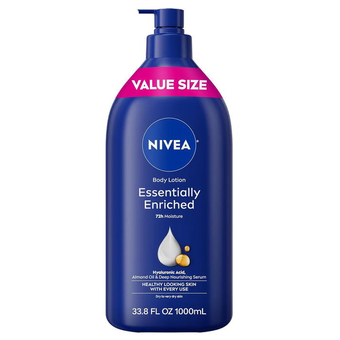 NIVEA Essentially Enriched Body Lotion - 33.8 oz - 3 Pack
