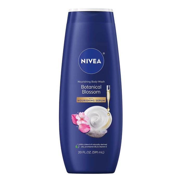 NIVEA Nourishing Botanical Blossom Body Wash - 20 oz - 12 Pack