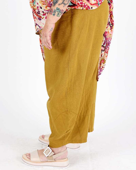 Noggia Olive Green Pants - G!Ozé