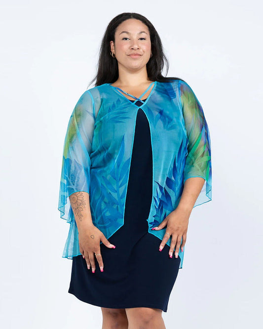 Oasis Criss Cross Overlay - Black LABB