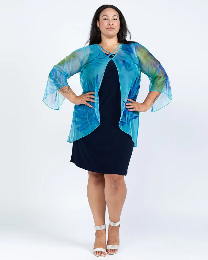 Oasis Criss Cross Overlay - Black LABB