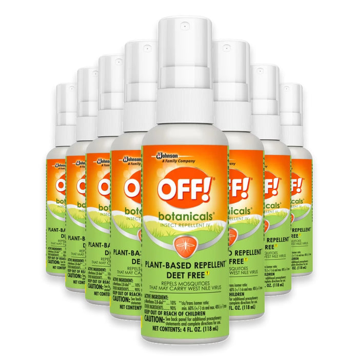 OFF! Botanicals Insect Repellent IV Spritz - 4 oz - 8 Pack