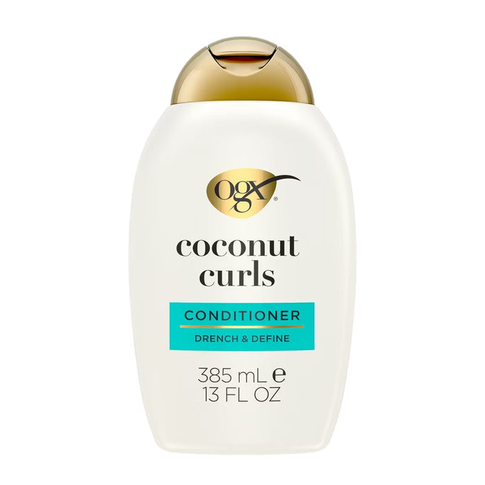 OGX Quenching + Coconut Curls Conditioner with Coconut Oil, Citrus Oil & Honey 13 oz - 4 Pack