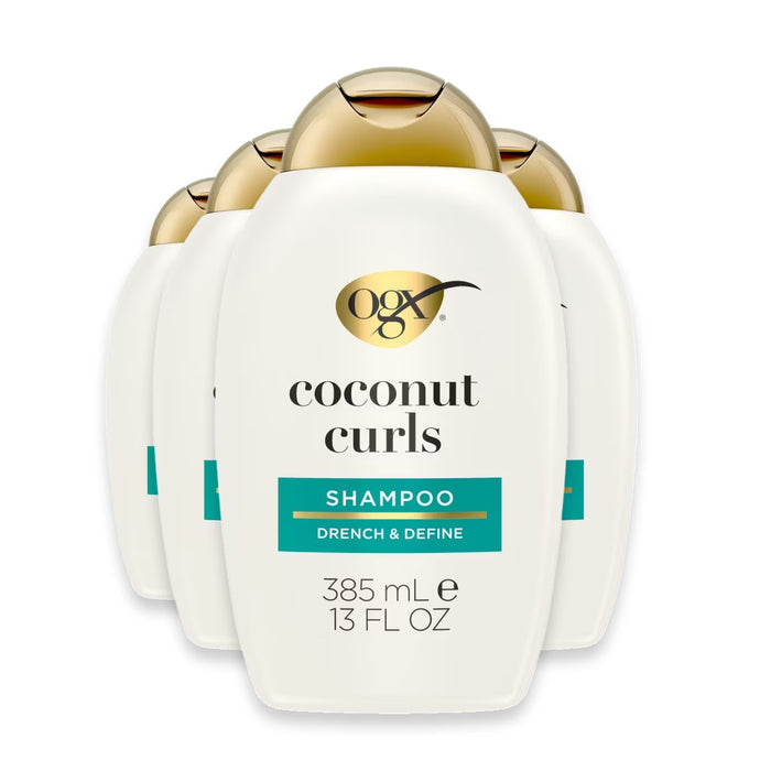 OGX Quenching + Coconut Curls Shampoo - 13 oz - 4 Pack
