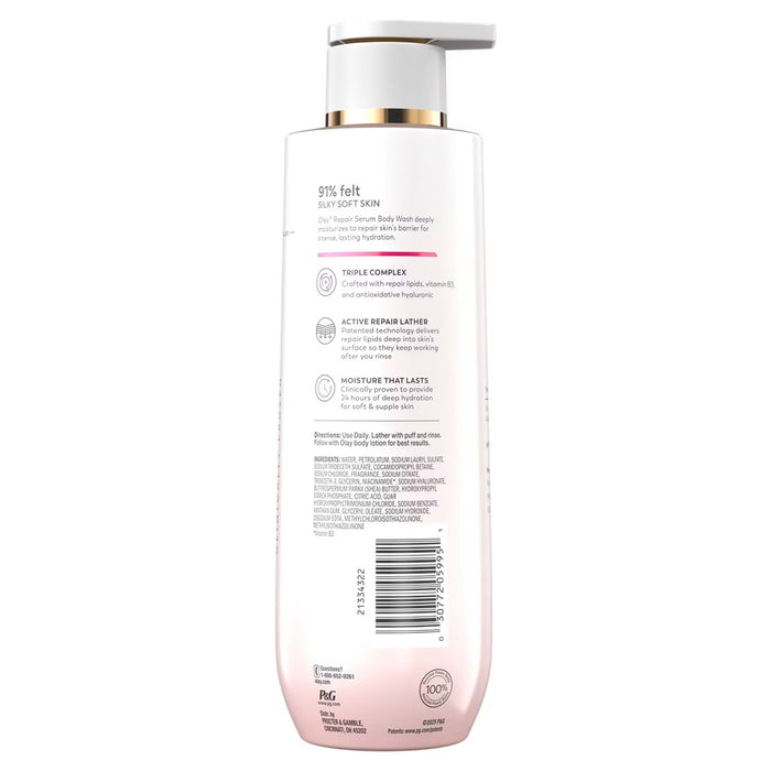Olay Cleansing & Nourishing Body Wash Vitamin B3 Hyaluronic Acid - 20 oz - 4 Pack
