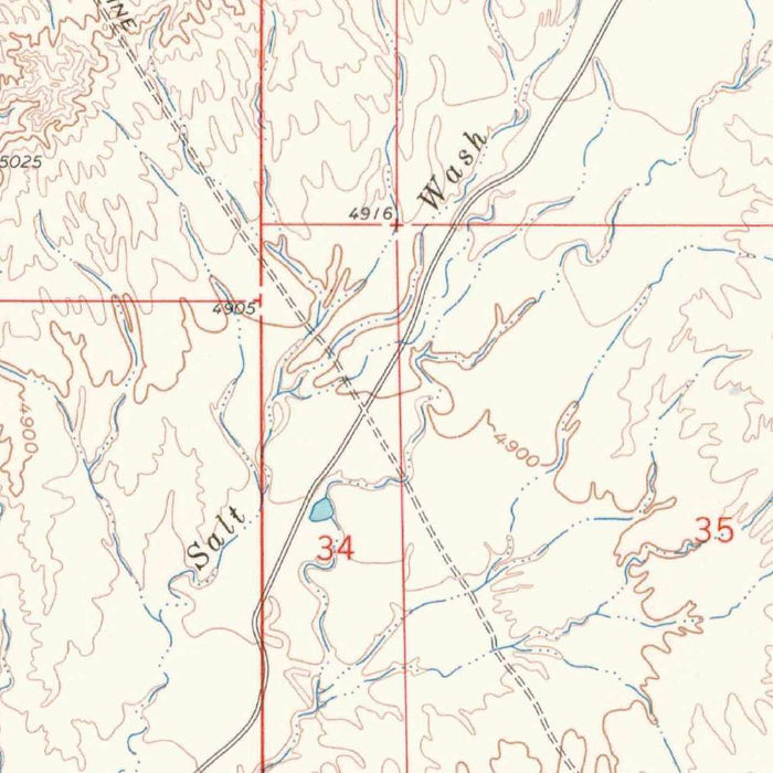 Old Map of Fruita, Colorado by USGS, 1962 – Colorado River & Monument Canyon